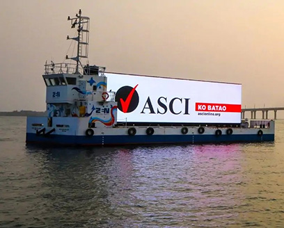 340 square meters p10 led display the successful completion in India